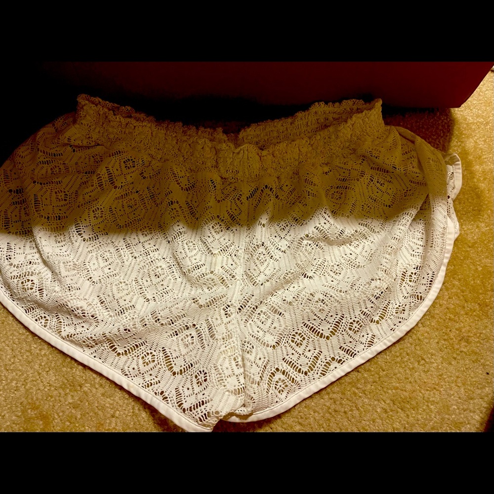 White Swimwear Shorts